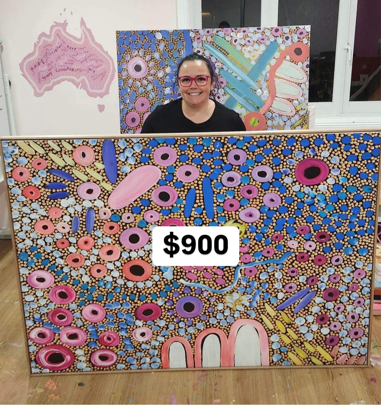 Yuka - Framed canvas print