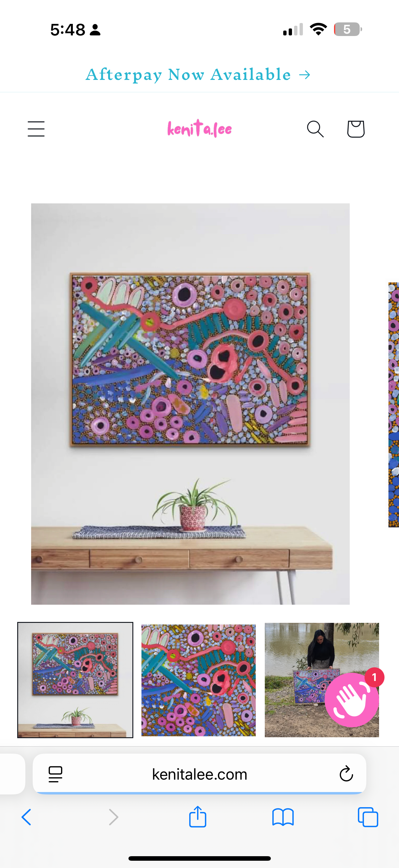 Yuka on canvas custom order