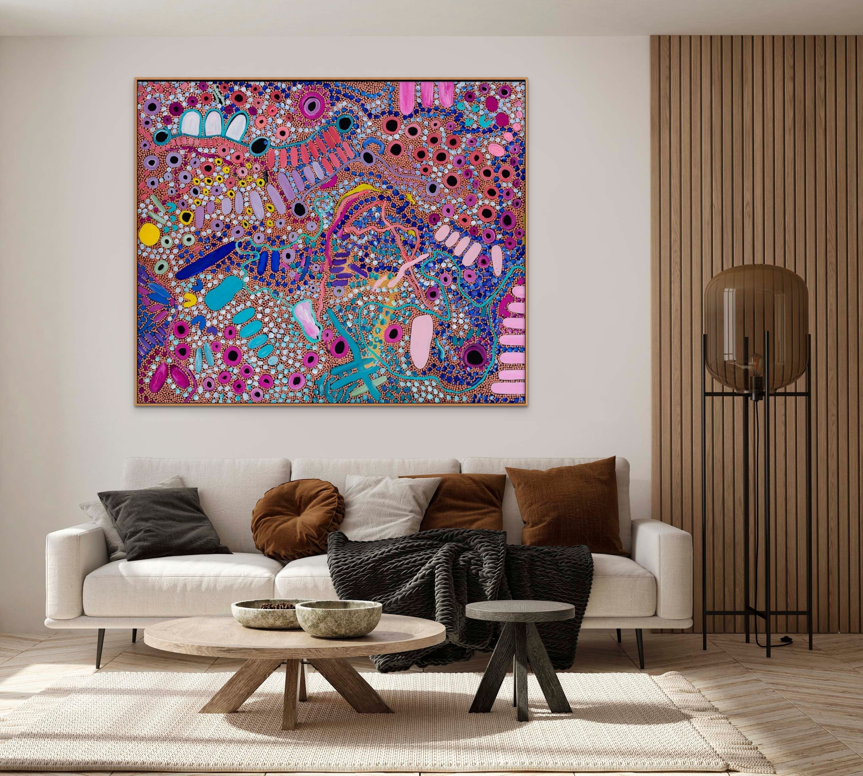 Yuka on Country - Canvas Framed Print