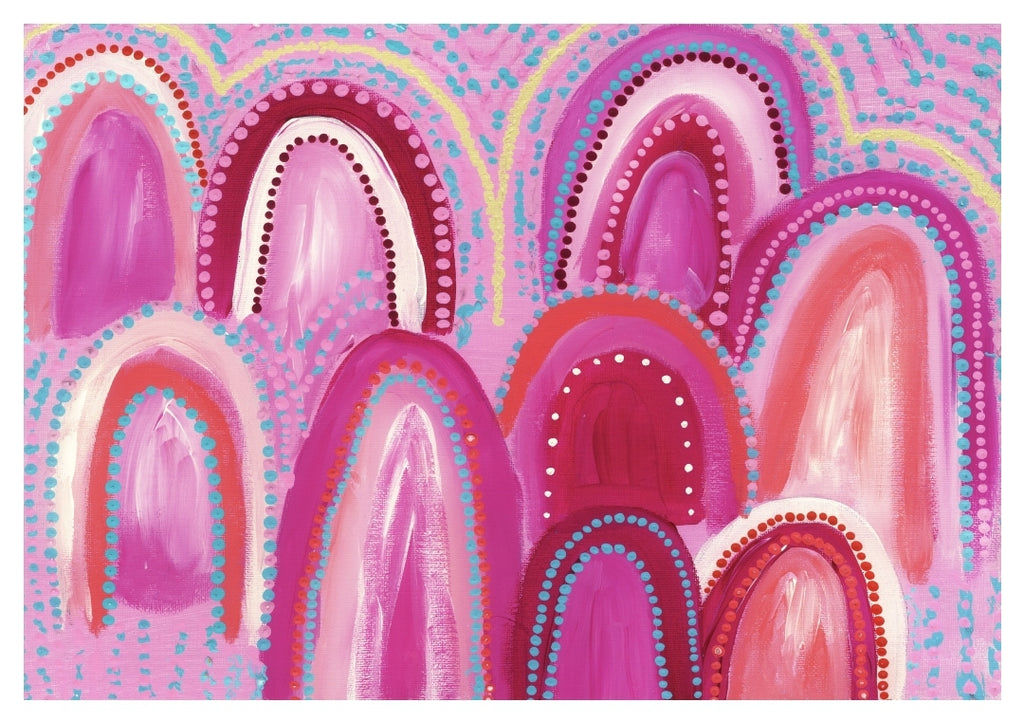 Mountains I on Canvas