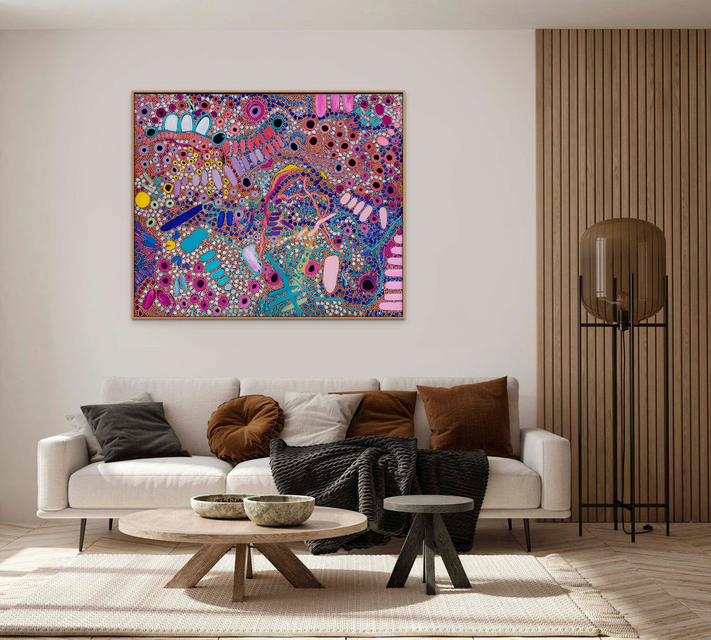 Yuka on Country - Canvas Framed Print