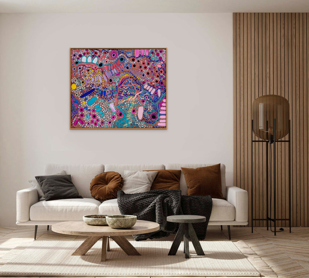 Yuka on Country - Canvas Framed Print