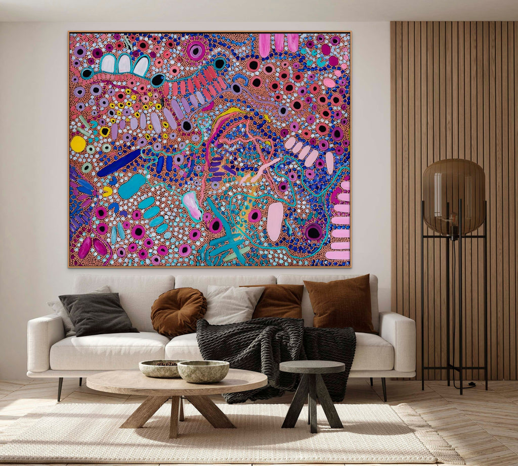 Yuka on Country - Canvas Framed Print