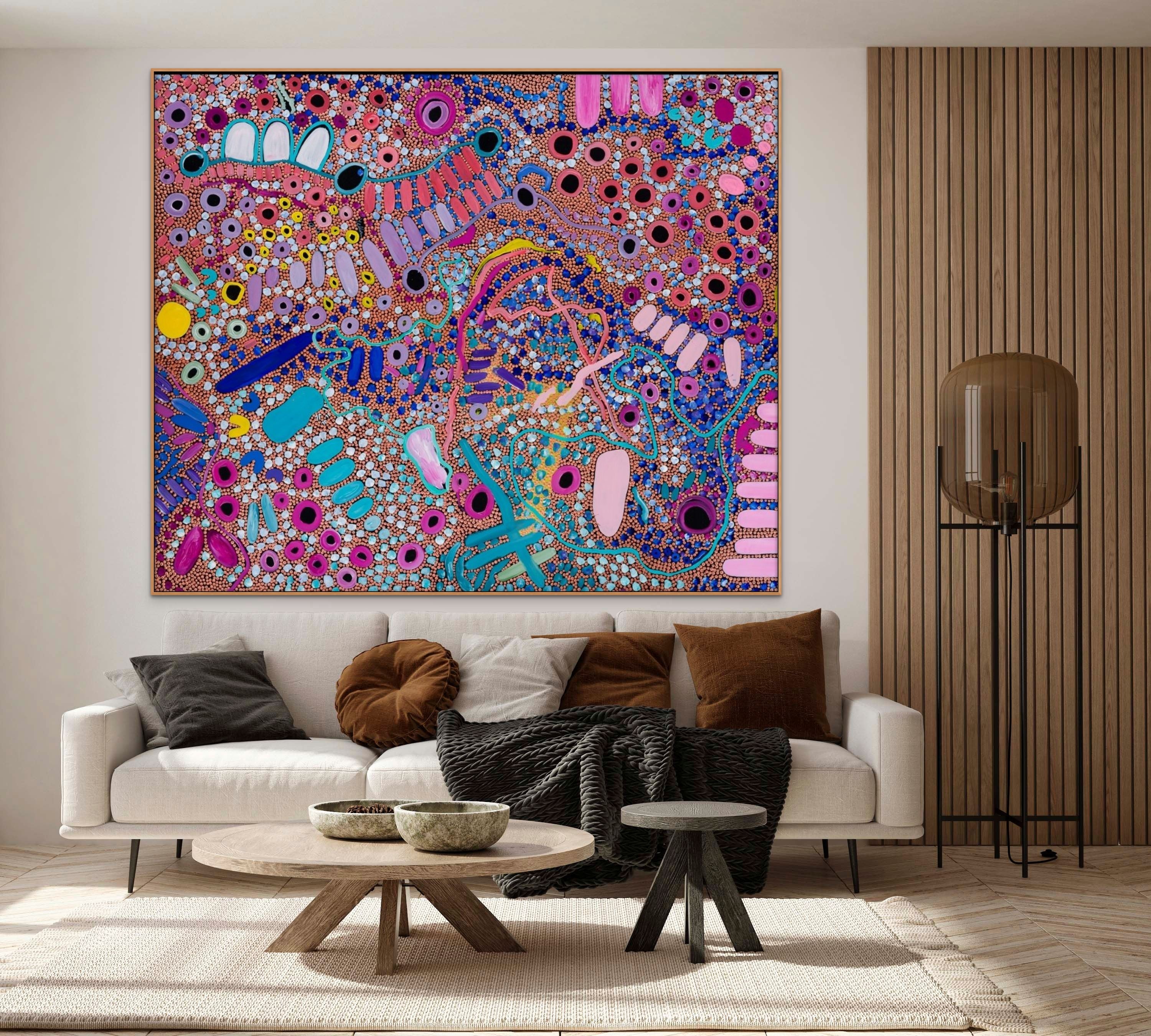 Yuka on Country - Canvas Framed Print