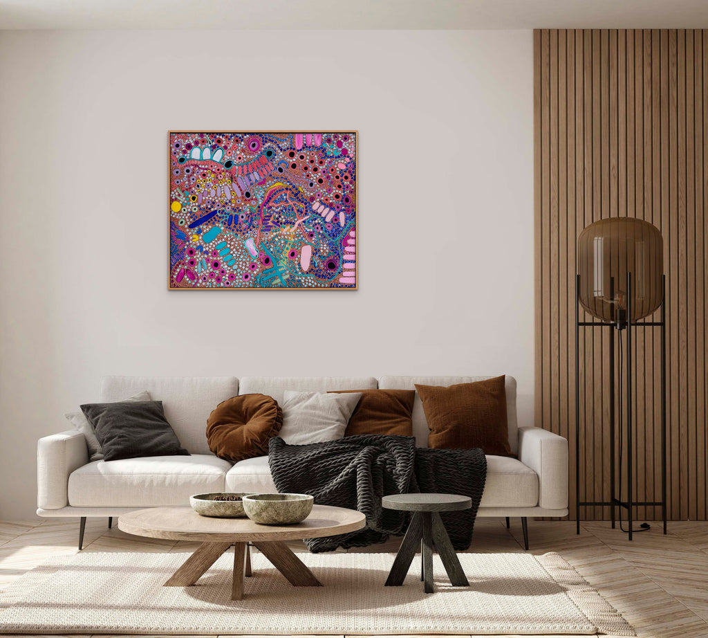 Yuka on Country - Canvas Framed Print